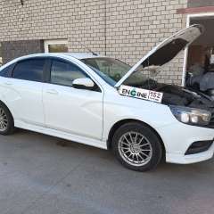 Lada Vesta на водородной очистке двигателя в компании ВОДОРОДОФФ (ранее Водород+ НН) Lada Vesta проходит водородную очистку двигателя