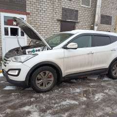 Hyundai Santa Fe проходит водородную очистку двигателя