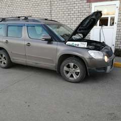 Skoda Yeti на водородной очистке двигателя в компании ВОДОРОДОФФ (ранее Водород+ НН) Skoda Yeti проходит водородную очистку двигателя