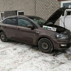 Volkswagen Polo на водородной очистке двигателя в компании ВОДОРОДОФФ (ранее Водород+ НН) Volkswagen Polo проходит водородную очистку двигателя