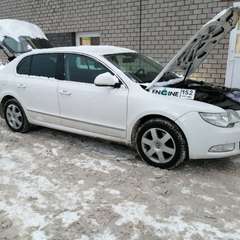 Skoda Superb проходит водородную очистку двигателя