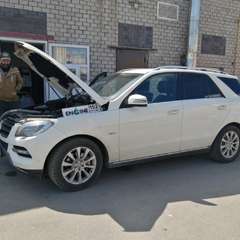 Mercedes-Benz ML 350 проходит водородную очистку двигателя