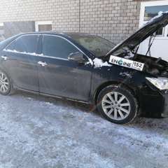 Toyota Camry на водородной очистке двигателя в компании ВОДОРОДОФФ (ранее Водород+ НН) Toyota Camry проходит водородную очистку двигателя