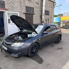 Subaru Impreza проходит водородную очистку двигателя