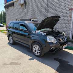 Nissan X trail проходит водородную очистку двигателя