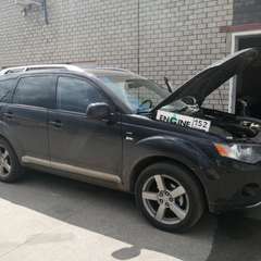 Mitsubishi Outlander  проходит водородную очистку двигателя