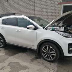 Kia Sportage на водородной очистке двигателя в компании ВОДОРОДОФФ (ранее Водород+ НН) Kia Sportage проходит водородную очистку двигателя