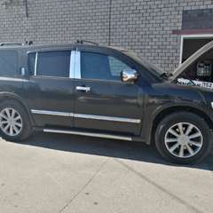 Infiniti QX56 на водородной очистке двигателя в компании ВОДОРОДОФФ (ранее Водород+ НН) Infiniti QX56 проходит водородную очистку двигателя