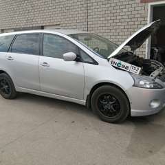 Mitsubishi Grandis на водородной очистке двигателя в компании ВОДОРОДОФФ (ранее Водород+ НН) Mitsubishi Grandis проходит водородную очистку двигателя