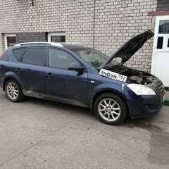 Kia Ceed на водородной очистке двигателя в компании ВОДОРОДОФФ (ранее Водород+ НН) Kia Ceed проходит водородную очистку двигателя