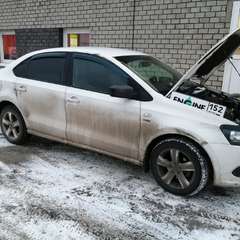 Volkswagen Polo на водородной очистке двигателя в компании ВОДОРОДОФФ (ранее Водород+ НН) Volkswagen Polo проходит водородную очистку двигателя