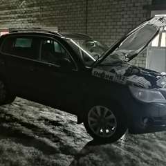 Volkswagen Tiguan на водородной очистке двигателя в компании ВОДОРОДОФФ (ранее Водород+ НН) Volkswagen Tiguan проходит водородную очистку двигателя