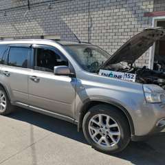 Nissan X-Trail на водородной очистке двигателя в компании ВОДОРОДОФФ (ранее Водород+ НН) Nissan X-Trail проходит водородную очистку двигателя