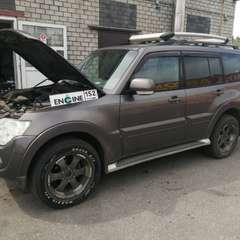 Mitsubishi Pajero  проходит водородную очистку двигателя