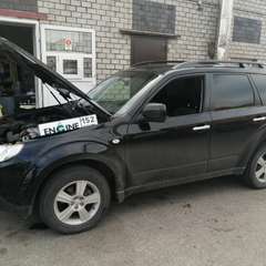 Subaru Forester  проходит водородную очистку двигателя
