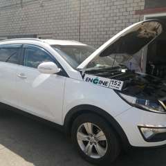 Kia Sportage проходит водородную очистку двигателя