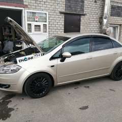 Fiat Linea на водородной очистке двигателя в компании ВОДОРОДОФФ (ранее Водород+ НН) Fiat Linea проходит водородную очистку двигателя