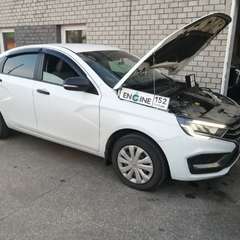 Lada Vesta проходит водородную очистку двигателя