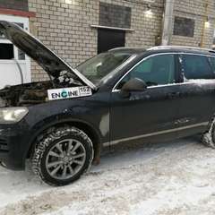 Volkswagen Touareg проходит водородную очистку двигателя