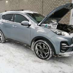 Kia Sportage  проходит водородную очистку двигателя