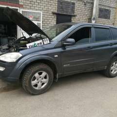 Ssang Yong Kyron проходит водородную очистку двигателя