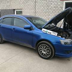 Mitsubishi Lancer  проходит водородную очистку двигателя