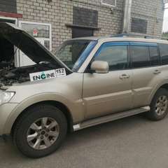 Mitsubishi Pajero проходит водородную очистку двигателя