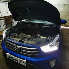 Huyndai Creta проходит водородную очистку двигателя