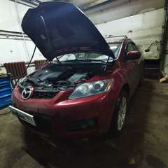 Mazda CX 7 проходит водородную очистку двигателя