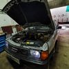 Audi 100 проходит водородную очистку двигателя