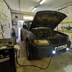 Mitsubishi Montero Sport проходит водородную очистку двигателя