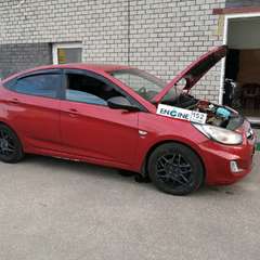 Hyundai Solaris проходит водородную очистку двигателя