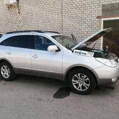 Hyundai ix55 проходит водородную очистку двигателя