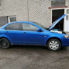 Mitsubishi Lancer проходит водородную очистку двигателя