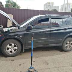 Ssang Yong Kyron проходит водородную очистку двигателя