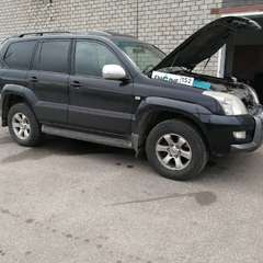 Toyota Land Cruiser Prado 120 проходит водородную очистку двигателя