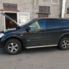 SsangYong Kyron проходит водородную очистку двигателя