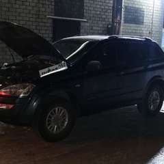 SsangYong Kyron проходит водородную очистку двигателя