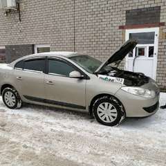 Renault  Fluence проходит водородную очистку двигателя