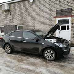 Kia Rio проходит водородную очистку двигателя