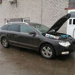 Skoda Superb проходит водородную очистку двигателя