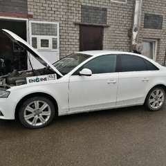 Audi A4 проходит водородную очистку двигателя