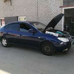 Hyundai Elantra  проходит водородную очистку двигателя