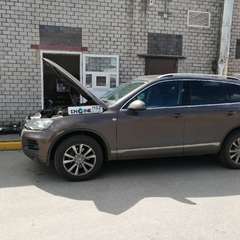 Volkswagen Touareg проходит водородную очистку двигателя