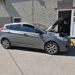 Hyundai Solaris проходит водородную очистку двигателя