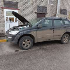 Ssang Yong Kyron проходит водородную очистку двигателя