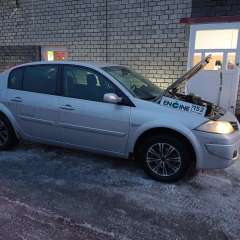 Renault Megane на водородной очистке двигателя в компании ВОДОРОДОФФ (ранее Водород+ НН) Renault Megane проходит водородную очистку двигателя