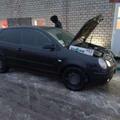 Volkswagen Polo на водородной очистке двигателя в компании ВОДОРОДОФФ (ранее Водород+ НН) Volkswagen Polo проходит водородную очистку двигателя