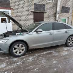 Audi A6 на водородной очистке двигателя в компании ВОДОРОДОФФ (ранее Водород+ НН) Audi A6 проходит водородную очистку двигателя
