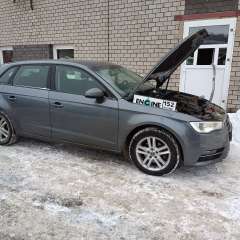 Audi A3 на водородной очистке двигателя в компании ВОДОРОДОФФ (ранее Водород+ НН) Audi A3 проходит водородную очистку двигателя